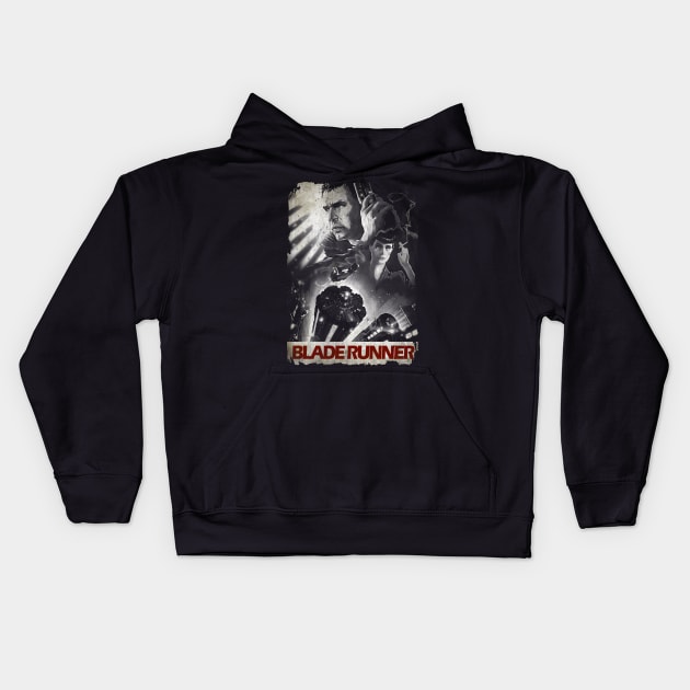 Blade Runner Kids Hoodie by WHITE ANGEL STUDIO